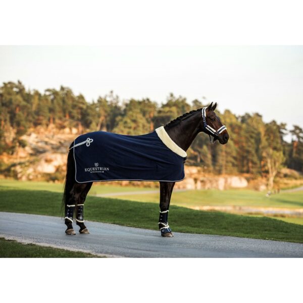 Equestrian Stockholm päitsed + nöör NAVY - Image 3
